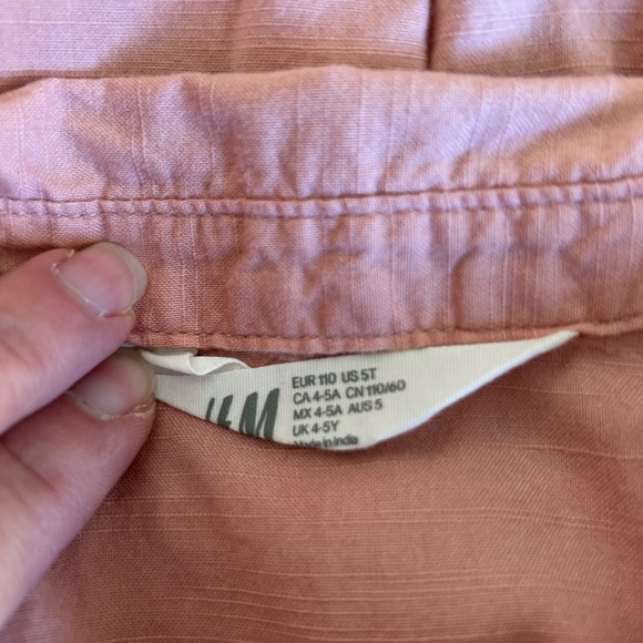 H&M Blush Pink Kids Casual Dress - Picture 4 of 5